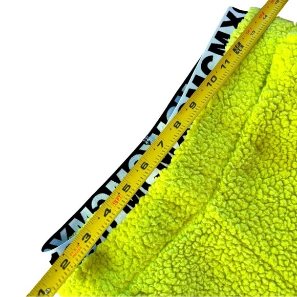 STEVE MADDEN NEON YELLOW CHUCK FLEECE JOGGER SWEATPANTS, SIZE M - Picture 7 of 9